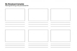 Storyboard template design